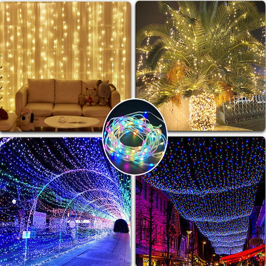 LED Rope Lights Outdoor, RGB Remote Control Fairy String Lights Plug In With 200 LEDs, Super Durabl